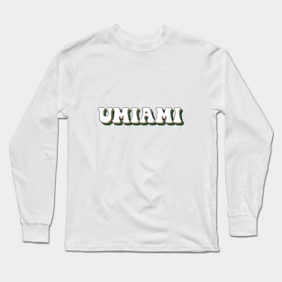 miami lettering Long Sleeve T-Shirt